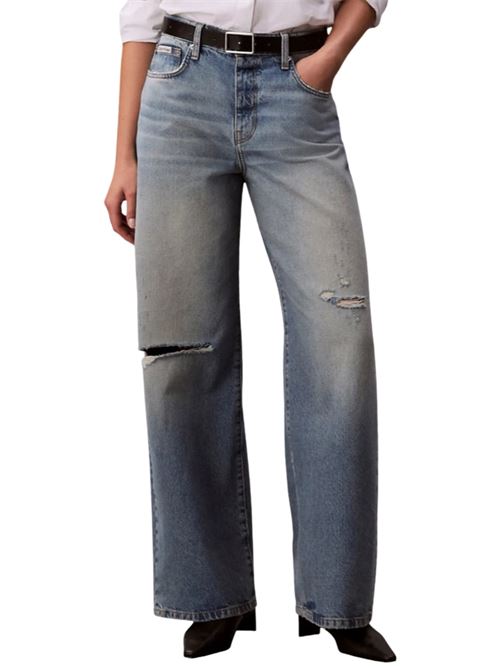Jeans a gamba larga Calvin Klein Jeans | LV047D745GYYI